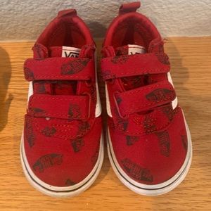 Red Velcro Vans (Toddler)